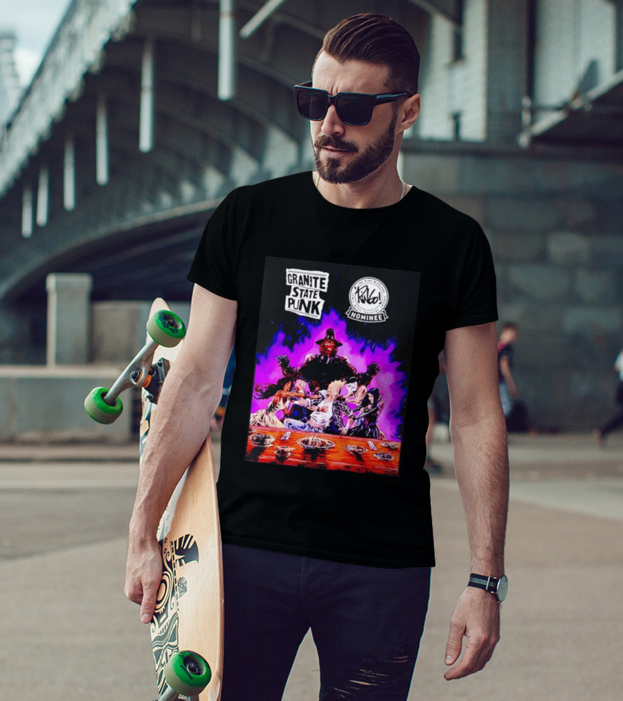 Granite State Punk Mike Wieringo Comic Book Industry Awards Nominee Vibrant Comic T-Shirt