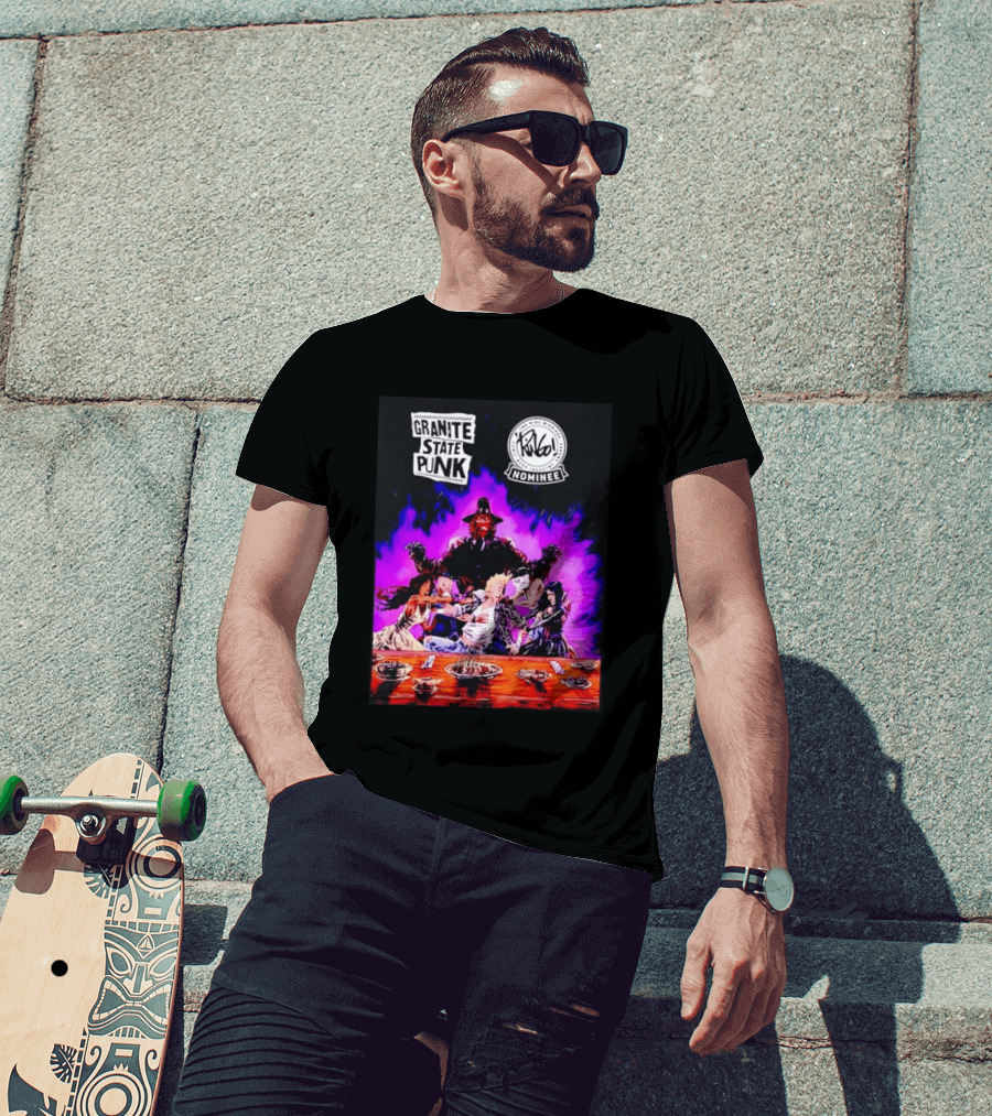 Granite State Punk Mike Wieringo Comic Book Industry Awards Nominee Vibrant Comic T-Shirt
