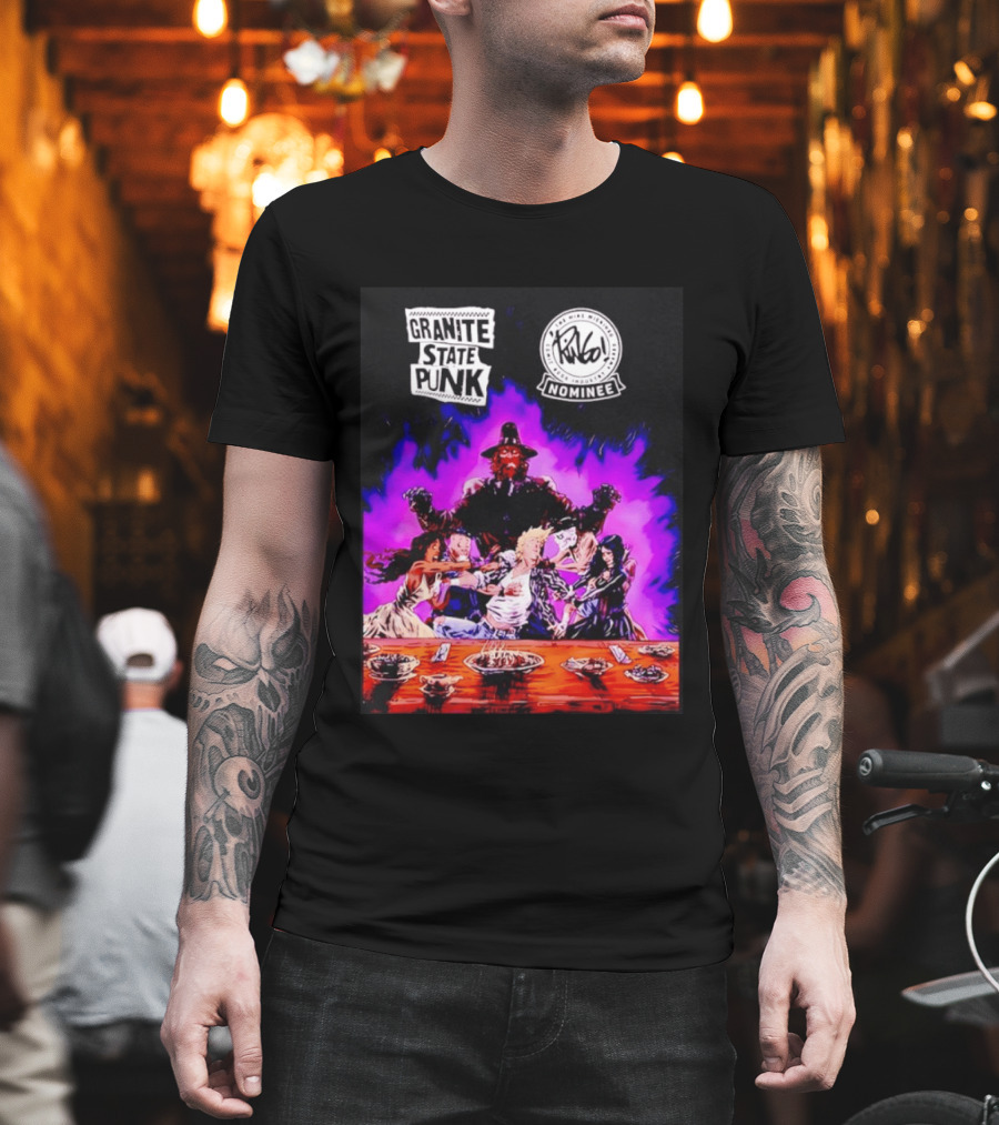 Granite State Punk Mike Wieringo Comic Book Industry Awards Nominee Vibrant Comic T-Shirt