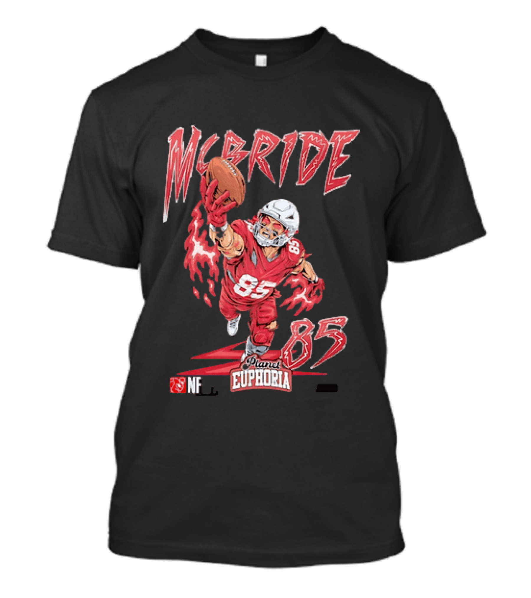 Trey McBride 85 Arizona Cardinals NFL Planet Euphoria T-Shirt