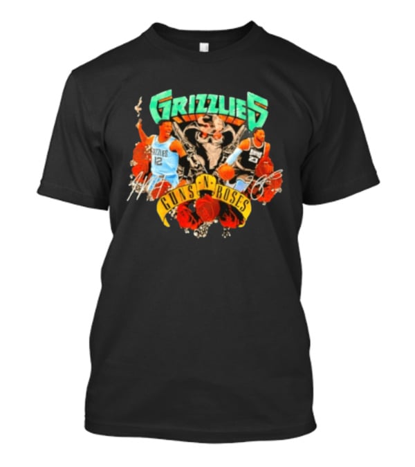 Guns N' Roses Grizzlies Ja Morant Memphis Basketball T-Shirt