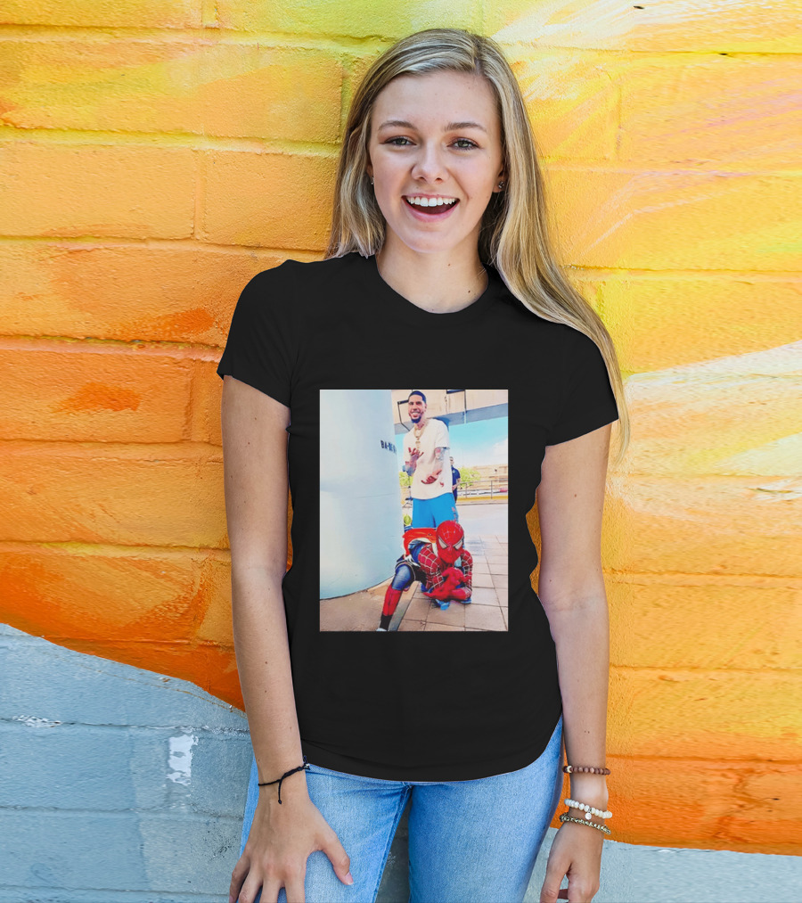 Jayson Tatum Spider Man Boston Celtics T-Shirt