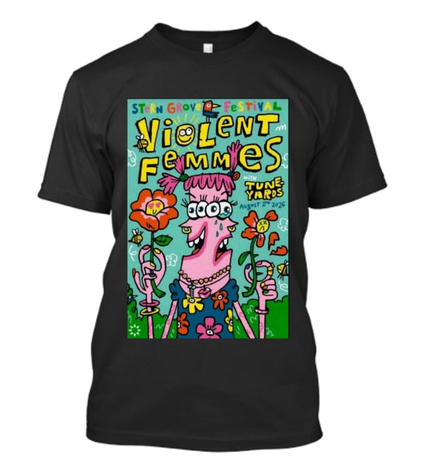 Stern Grove Festival Violent Femmes Tune Yards August 2 2026 San Francisco T-Shirt
