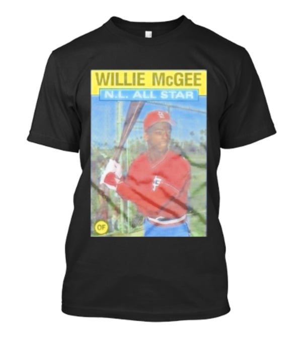 WILLIE McGEE N.L. ALL STAR OF T-Shirt