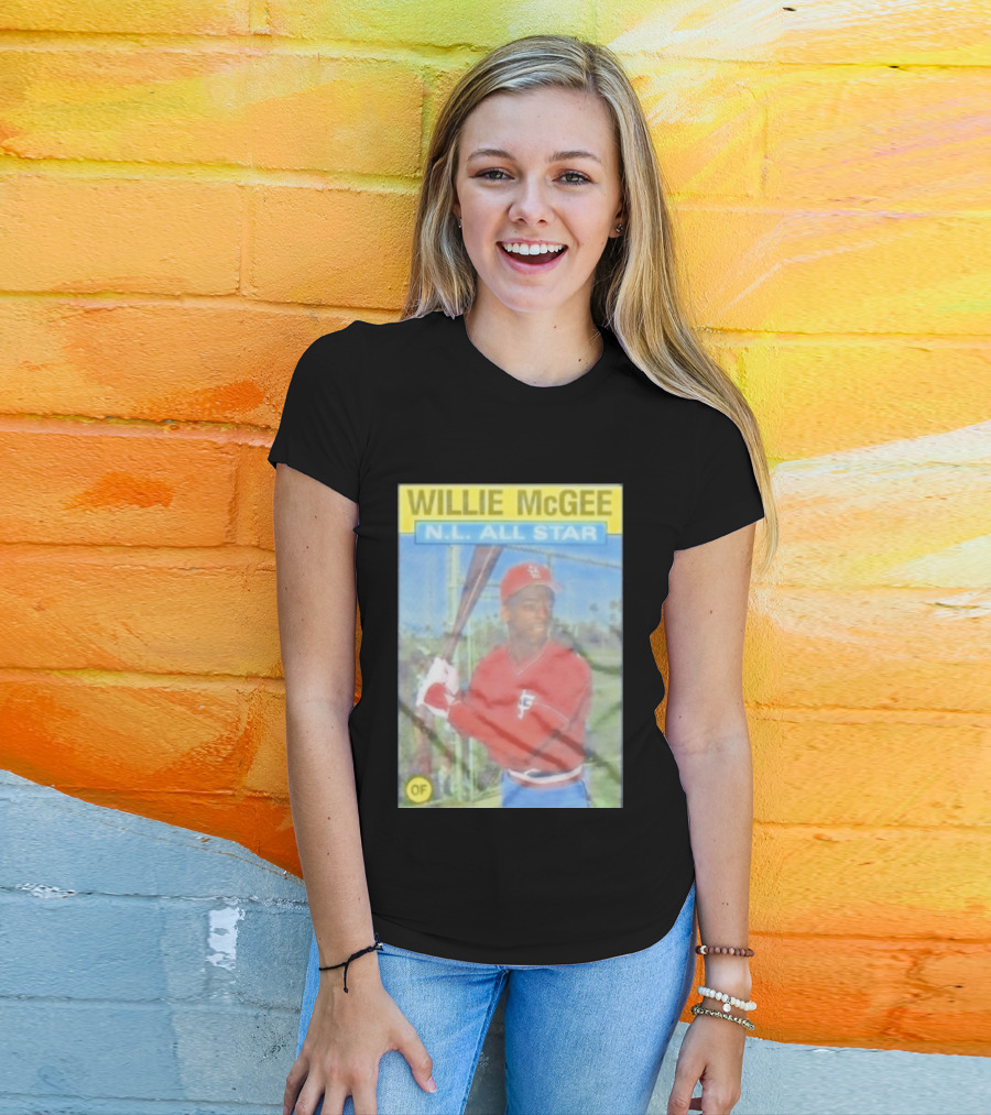 WILLIE McGEE N.L. ALL STAR OF T-Shirt