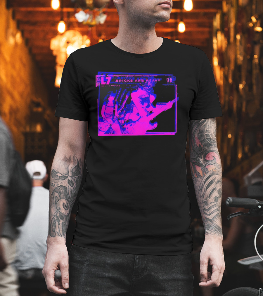 L7 Bricks Are Heavy Band Grunge Alternative Rock Album Cover T-Shirt