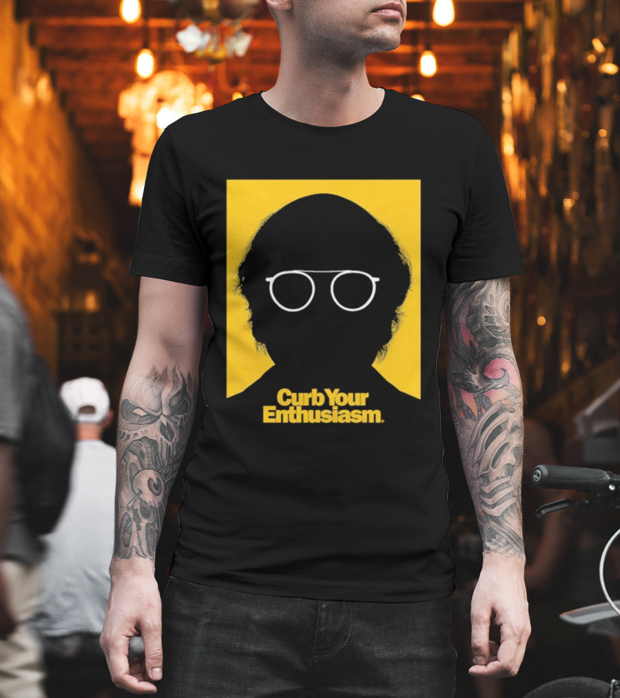 Curb Your Enthusiasm Larry David Silhouette Glasses T-Shirt