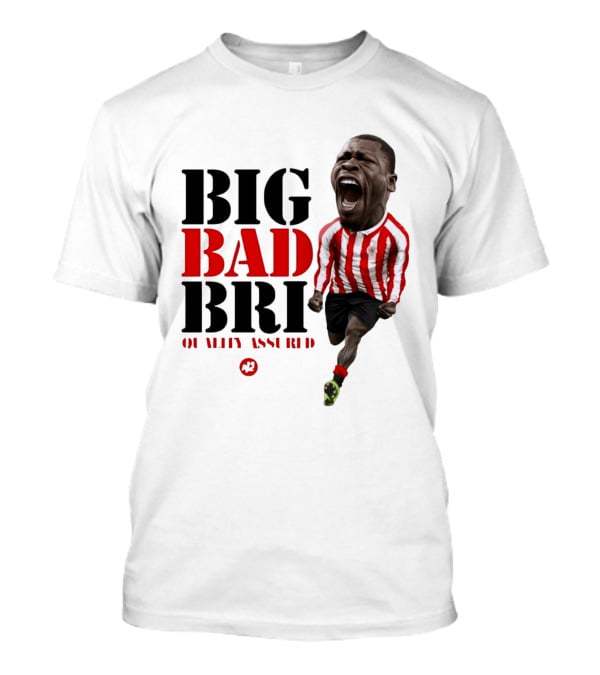 Big Bad Bri Quality Assured Sunderland AFC Caricature T-Shirt
