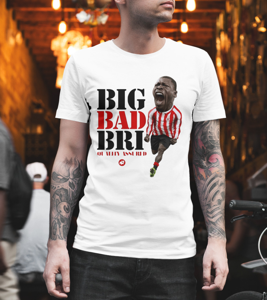 Big Bad Bri Quality Assured Sunderland AFC Caricature T-Shirt