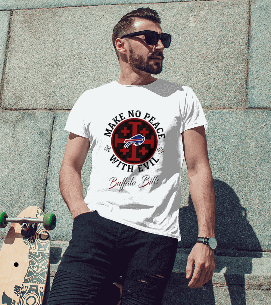 Buffalo Bills Make No Peace With Evil T-Shirt