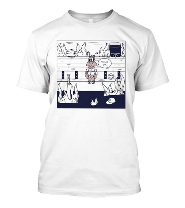 Philadelphia Phillies Baseball Meme This Is Fine T-Shirt