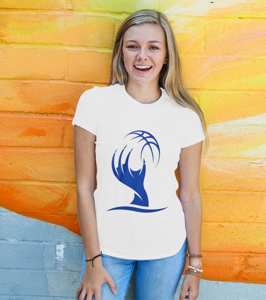 Cleveland Sirens The Claw Basketball Blue Wave T-Shirt