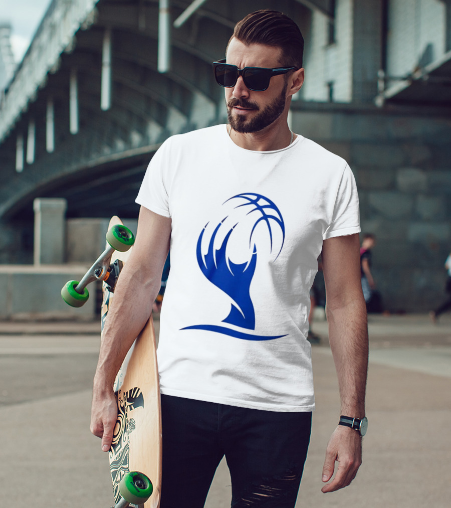 Cleveland Sirens The Claw Basketball Blue Wave T-Shirt