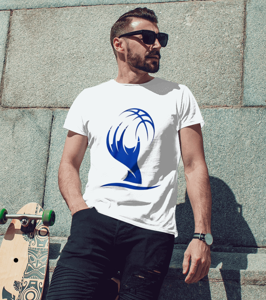 Cleveland Sirens The Claw Basketball Blue Wave T-Shirt