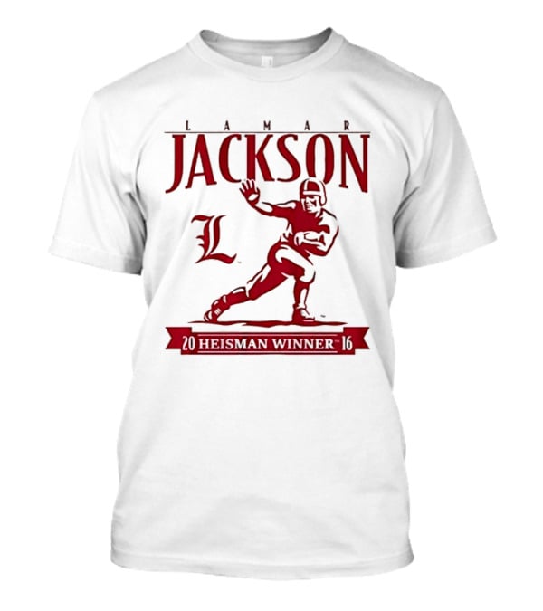 Lamar Jackson Louisville Football Heisman Winner 2016 T-Shirt