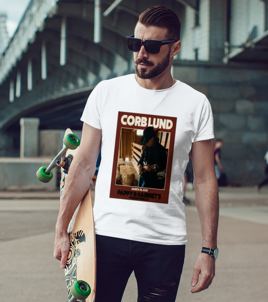Corb Lund Live At Pappy & Harriet's Pioneertown CA March 18 2026 T-Shirt