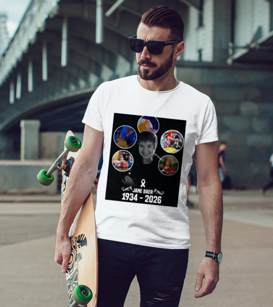 Jane Baer 1934 2026 Beauty And The Beast Sleeping Beauty Dumbo Mary Poppins Fox And The Hound Mickey Mouse T-Shirt