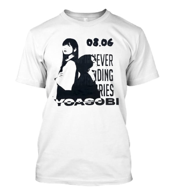 Yoasobi Never Ending Stories 08.06 J Pop Duo T-Shirt