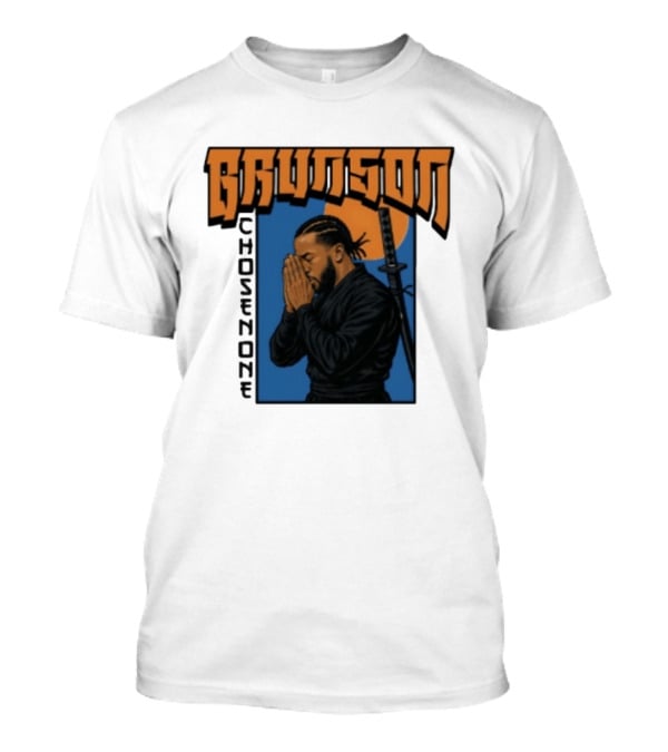 Brunson Chosen One Samurai Style Meditation And Sword T-Shirt