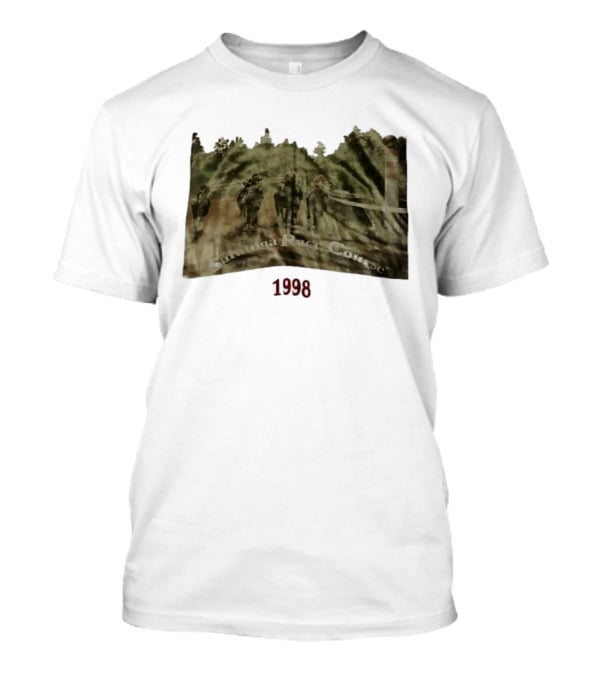 Saratoga Race Course 1998 Horse Racing Thoroughbred Event Saratoga Springs T-Shirt