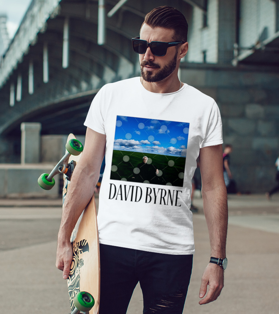 David Byrne Musician Scenic Landscape T-Shirt