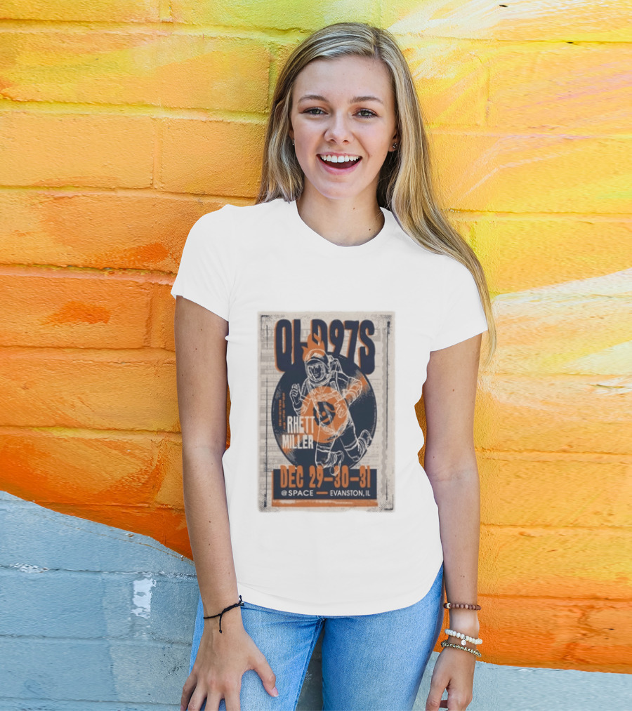 Old 97s Rhett Miller Dec 29 30 31 2025 Space Evanston Il T-Shirt