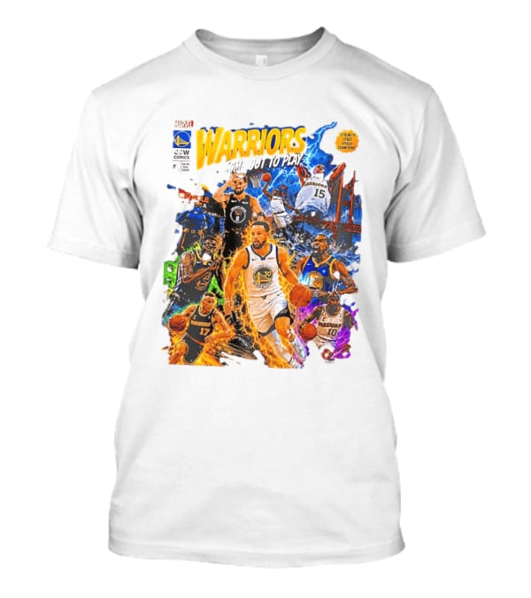 Golden State Warriors Come Out To Play Comic Book Marvel Oracle Arena T-Shirt