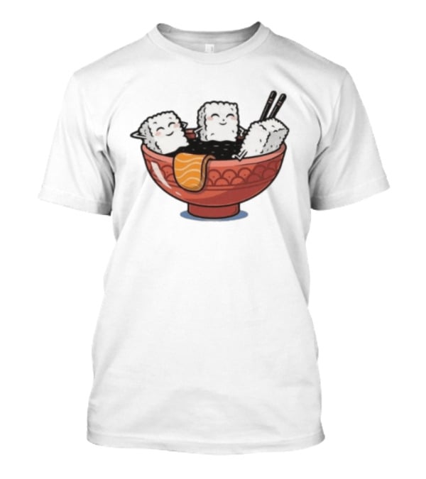 Original Sushi Relax Soaking In Soy Sauce Bowl T-Shirt