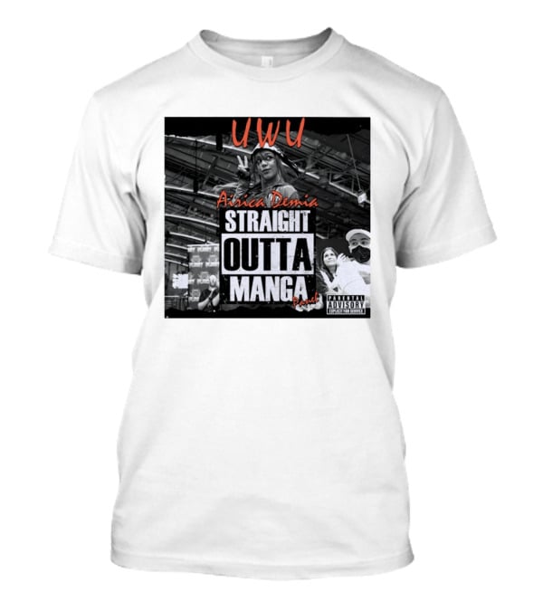 UWU Airica Demia Straight Outta Manga Panel Parental Explicit Fan Service T-Shirt