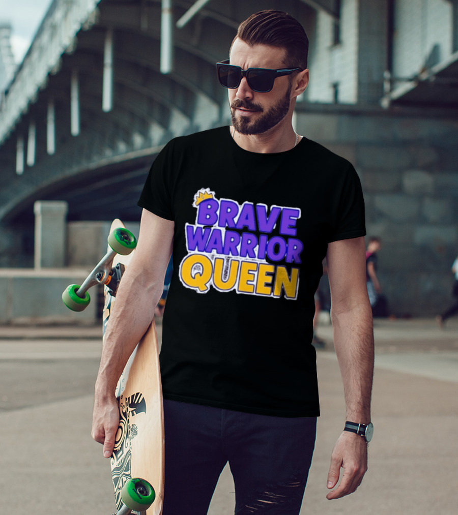 Brave Warrior Queen Crowned T-Shirt
