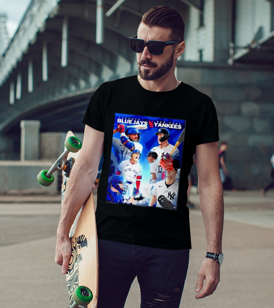 Toronto Blue Jays Vs New York Yankees ALDS 2025 MLB Showdown T-Shirt