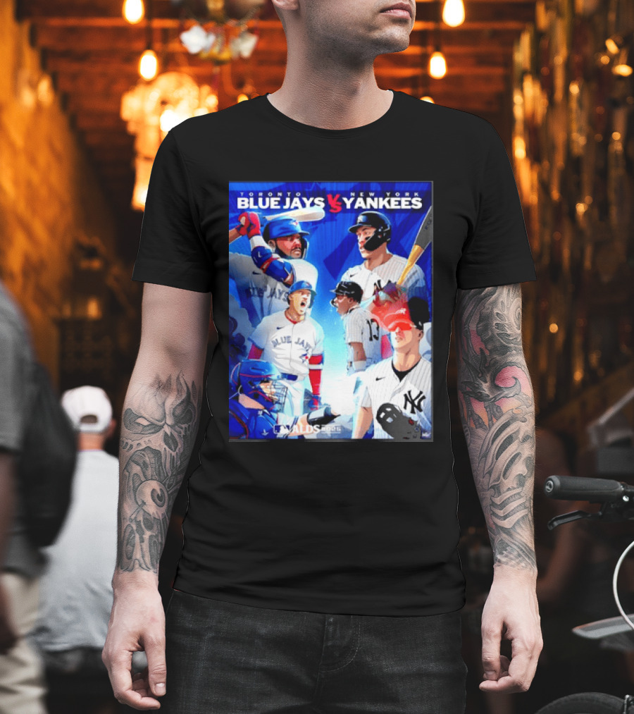 Toronto Blue Jays Vs New York Yankees ALDS 2025 MLB Showdown T-Shirt