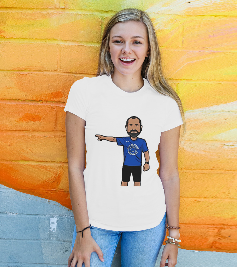 Dallas Wings Basketball Coach Jose Fernandez Classic Nike T-Shirt