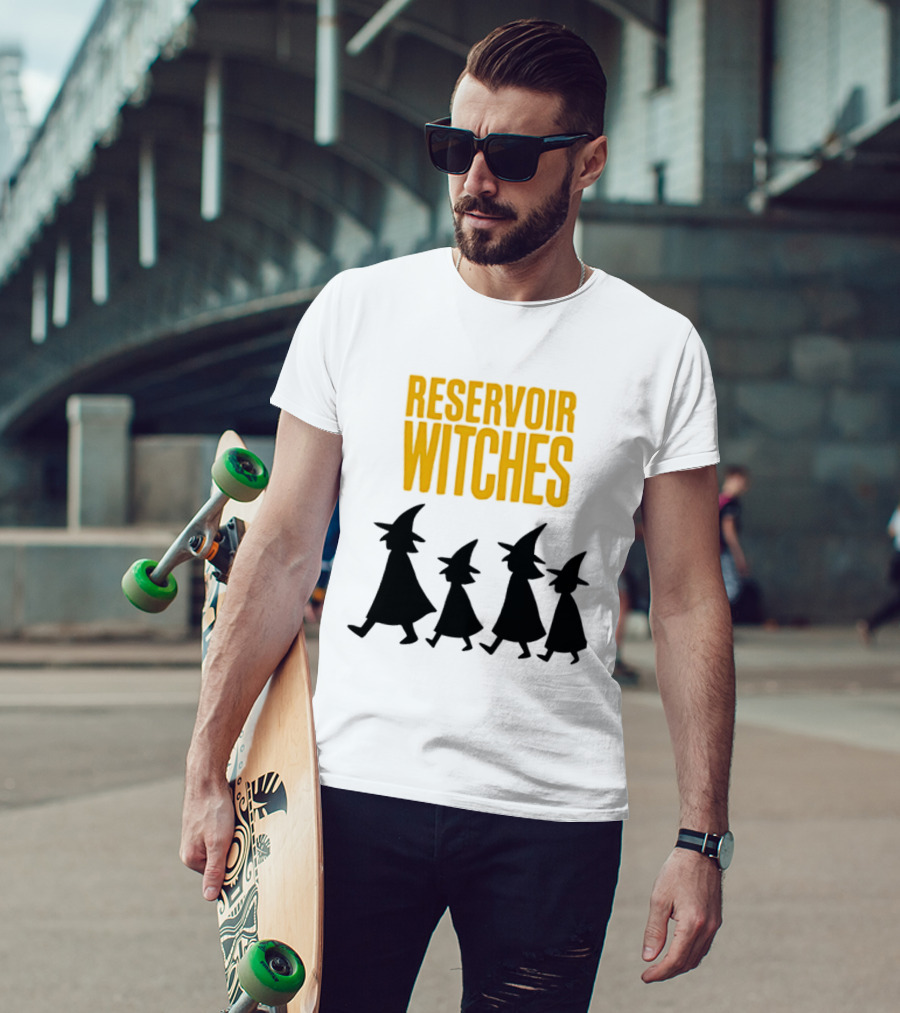 Reservoir Witches Walking In Silhouette With Classic Halloween T-Shirt