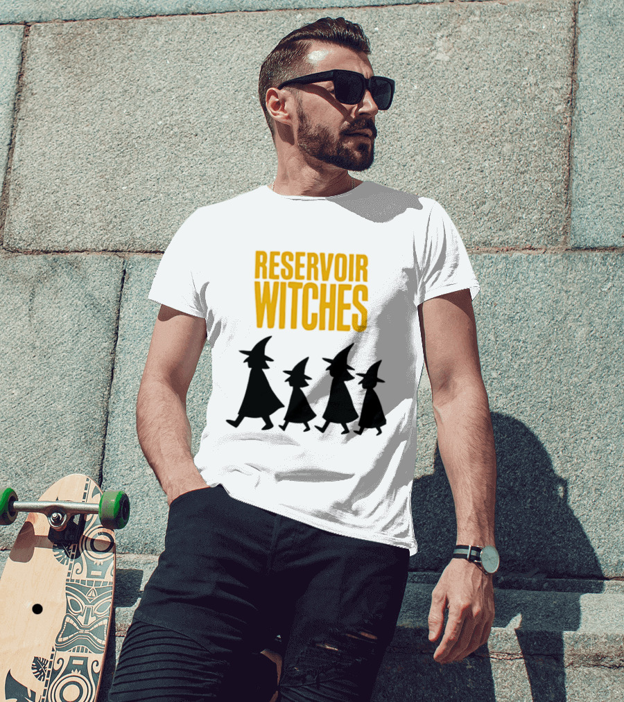 Reservoir Witches Walking In Silhouette With Classic Halloween T-Shirt