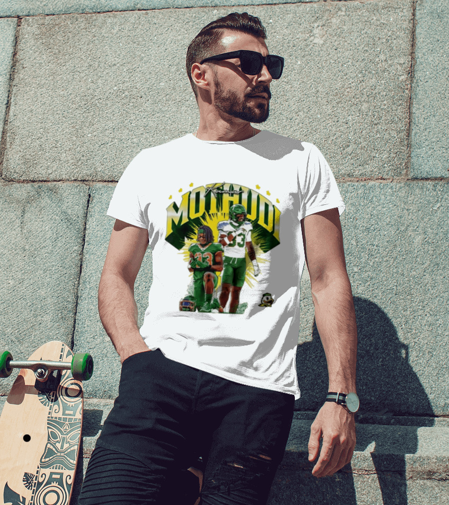 Kamar Mothudi Oregon Ducks Linebacker 33 Football Player T-Shirt