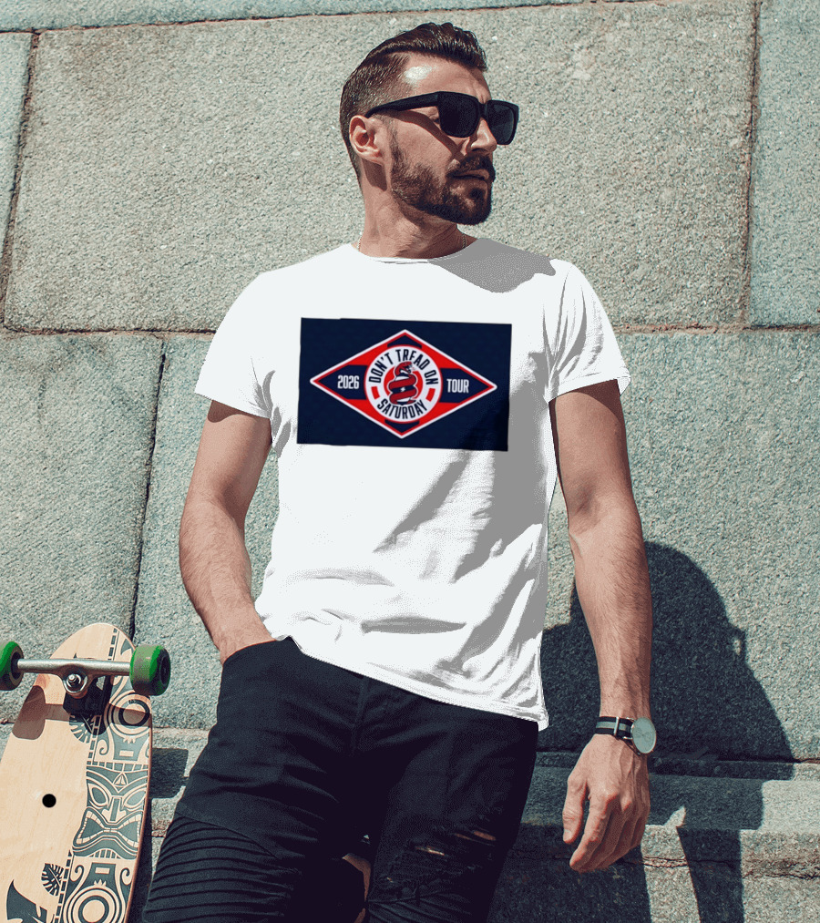 Don't Tread On Saturday 2026 Tour Snake Emblem College Football T-Shirt