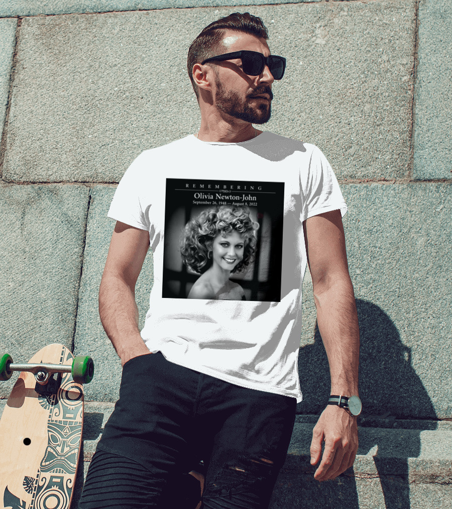 Olivia Newton John Remembering September 26 1948 August 8 2022 T-Shirt