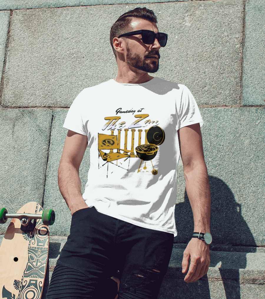 Missouri Tigers Gameday Tailgate At The Zou Football Grill Chair T-Shirt