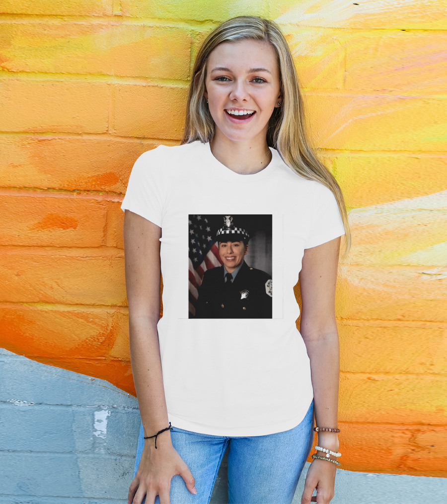 Never Forget Chicago Police Department Ella French Memorial Officer T-Shirt