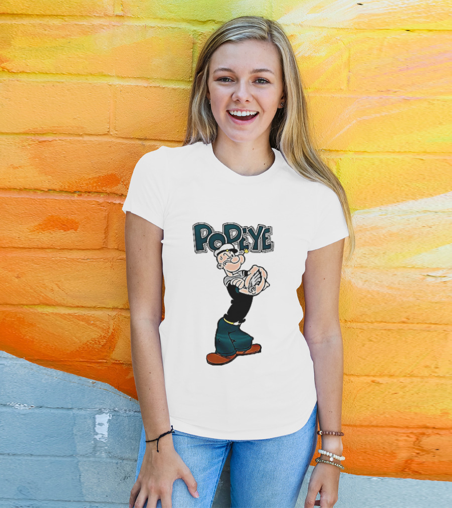 Philadelphia Eagles X Popeye I Yam What I Yam An Thats All I Yam T-Shirt