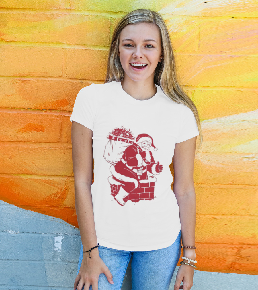 Trending Santa Claus Chimney Merry Christmas T-Shirt