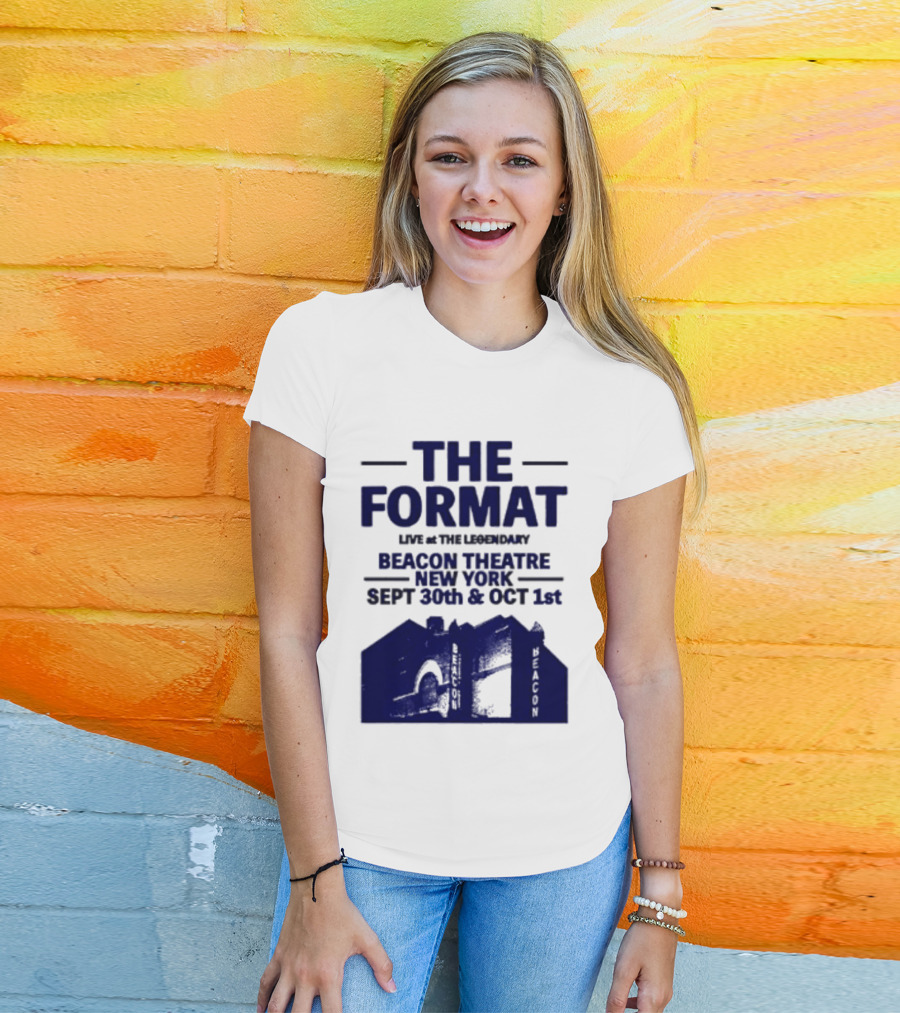 The Format Live At The Legendary Beacon Theatre New York Sept 30th & Oct 1st T-Shirt