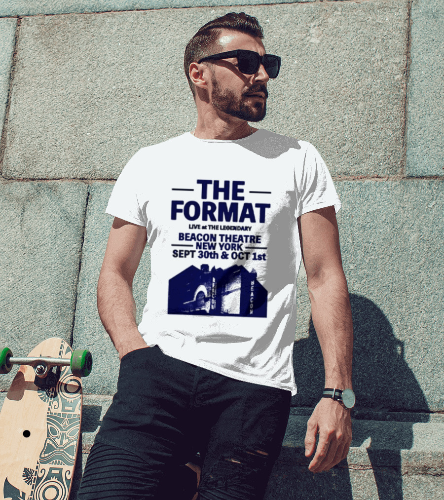 The Format Live At The Legendary Beacon Theatre New York Sept 30th & Oct 1st T-Shirt