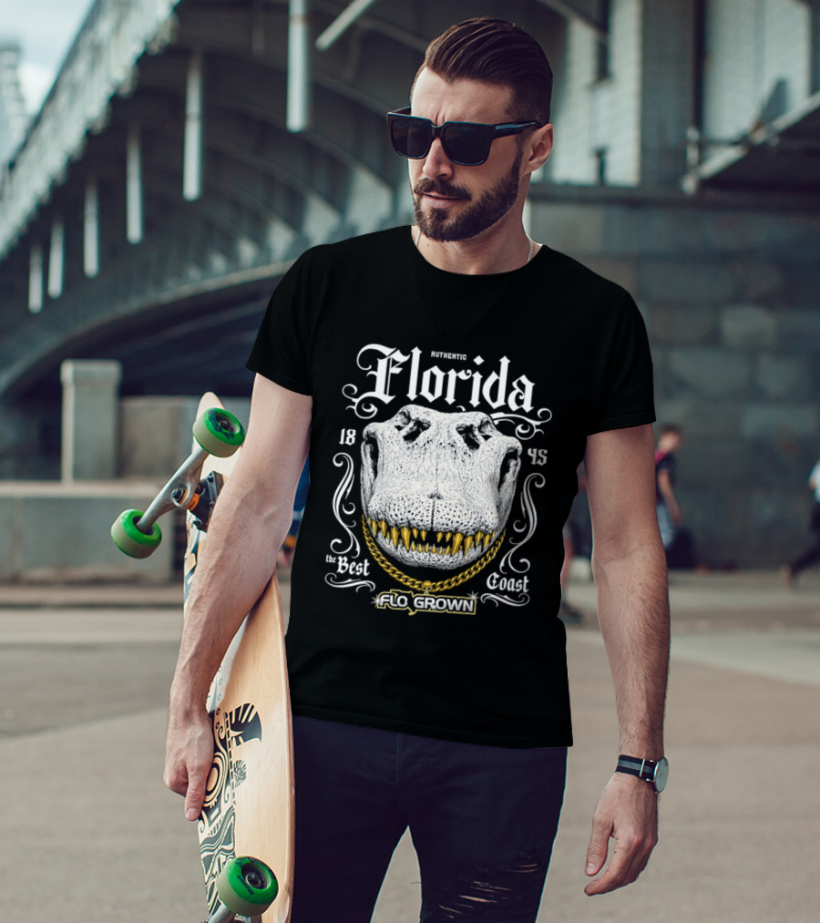 Authentic Florida 1845 Best Coast Flo Grown Alligator T-Shirt