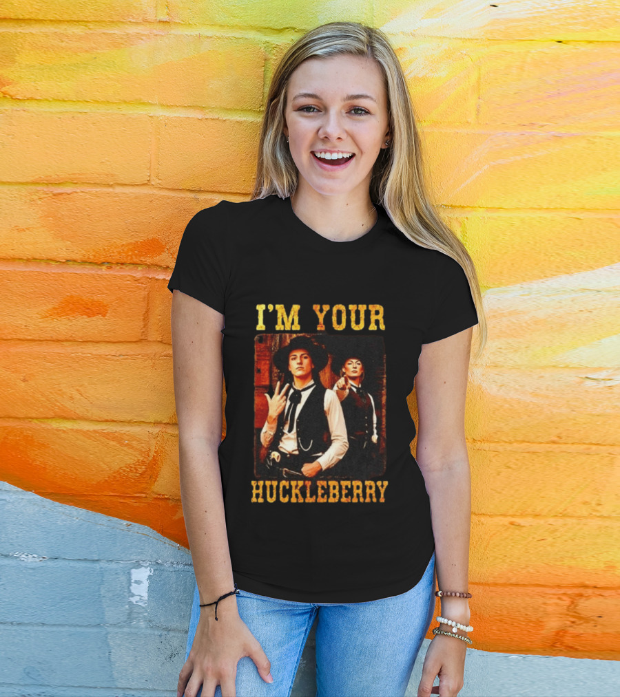 I'm Your Huckleberry Doc Holliday Tombstone Caitlin Clark Sophie Cunningham T-Shirt
