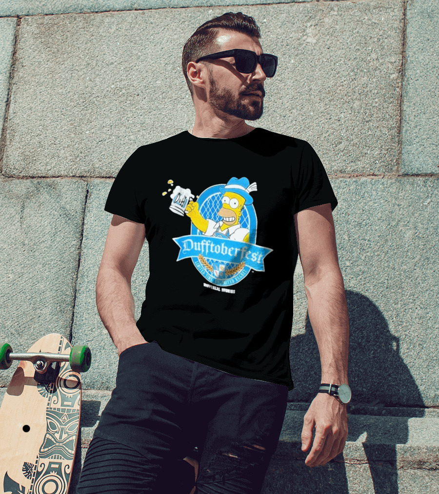 Simpsons Homer Dufftoberfest Universal Studios Unlimited Time Unlimited Regret T-Shirt