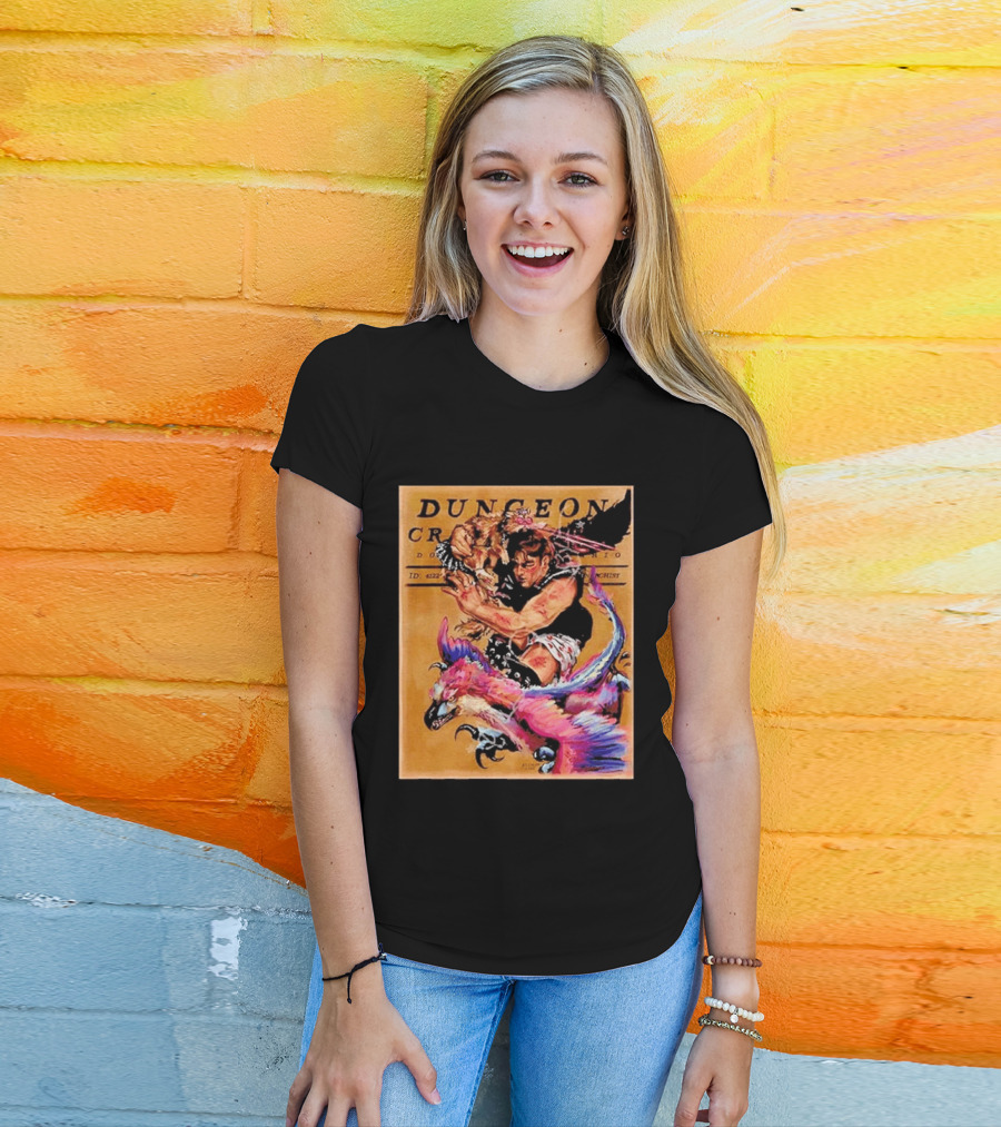 Dungeon Crawler Carl Goddamnit Donut Fantasy Adventure Art By Andrew Bowser T-Shirt