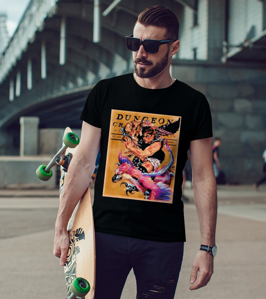Dungeon Crawler Carl Goddamnit Donut Fantasy Adventure Art By Andrew Bowser T-Shirt