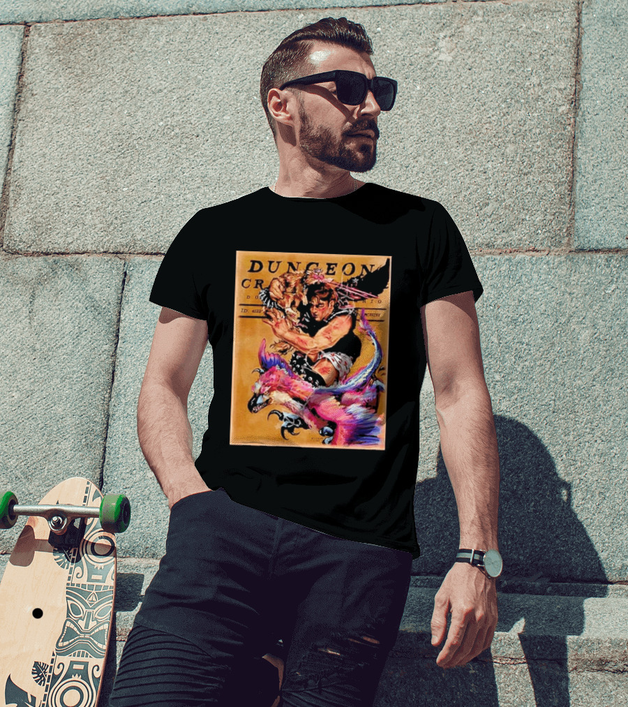 Dungeon Crawler Carl Goddamnit Donut Fantasy Adventure Art By Andrew Bowser T-Shirt
